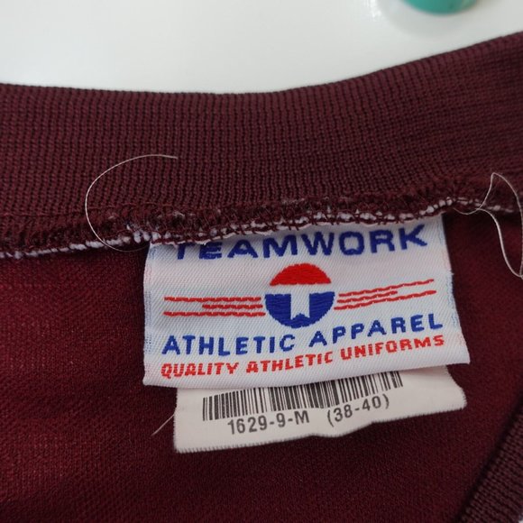Teamwork Athletic Apparel T Shirt Mens Medium Red Royals Football Jersey USA - Picture 2 of 9